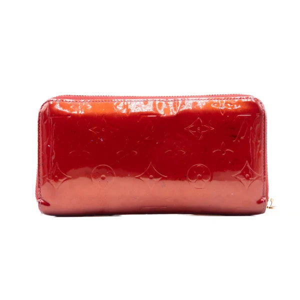 Louis Vuitton Portefeuille Vernis Monogram Rouge