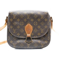 Louis Vuitton Sac à épaule Cartouchière Monogram Marron