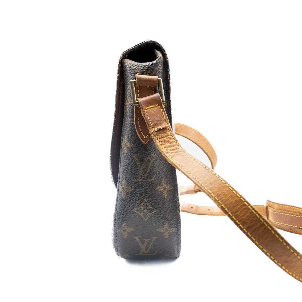 Louis Vuitton Sac à épaule Cartouchière Monogram Marron