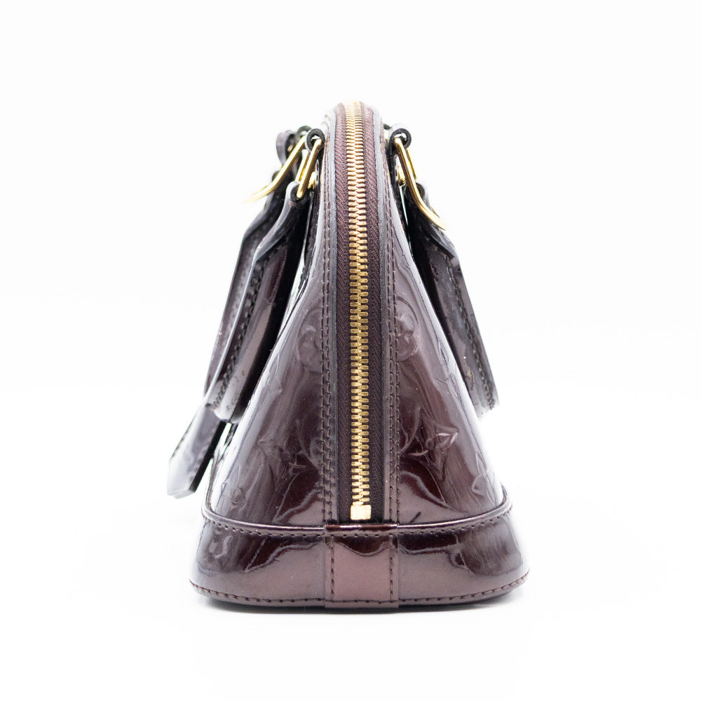 Louis Vuitton Sac a main Alma BB Vernis Aubergine