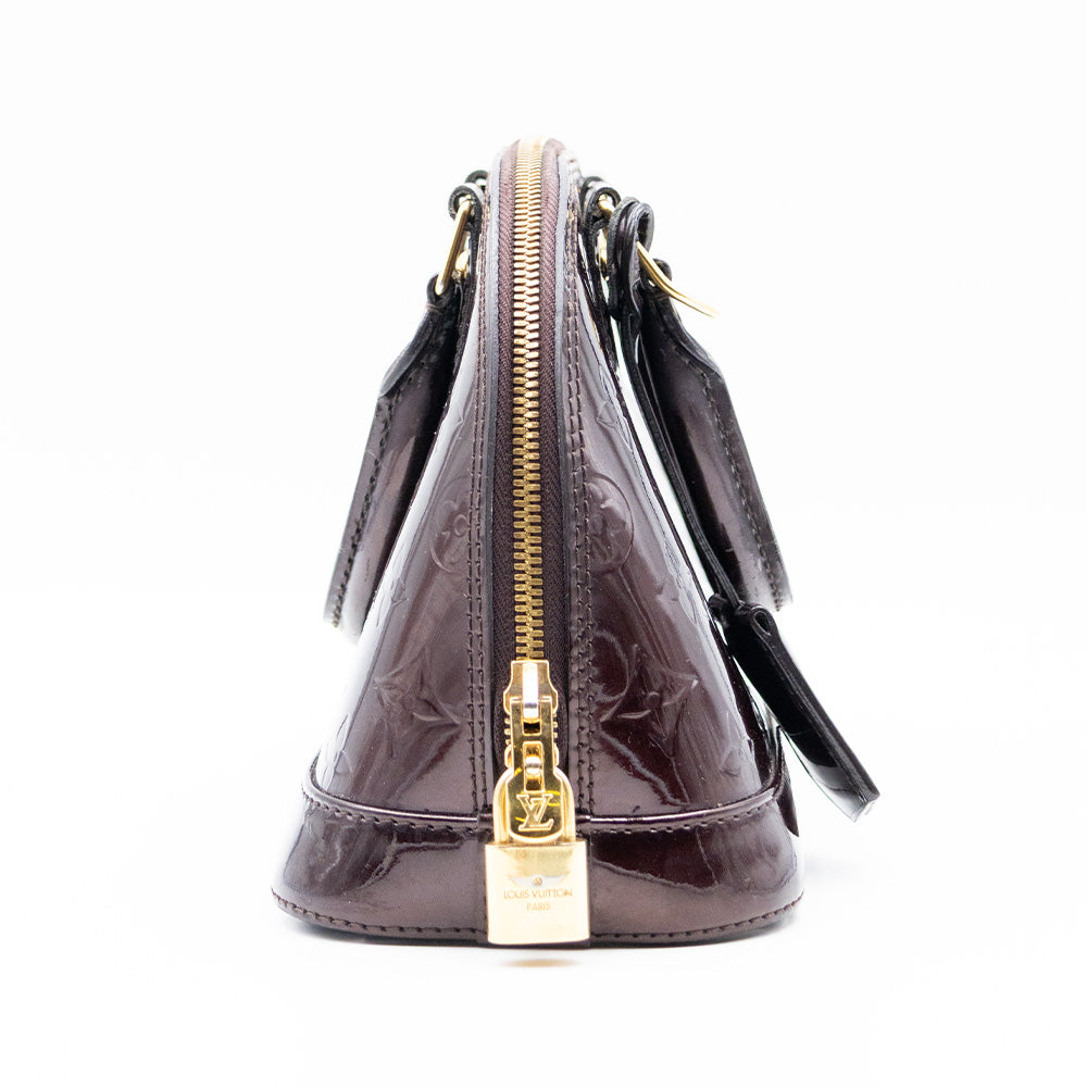 Louis Vuitton Sac a main Alma BB Vernis Aubergine