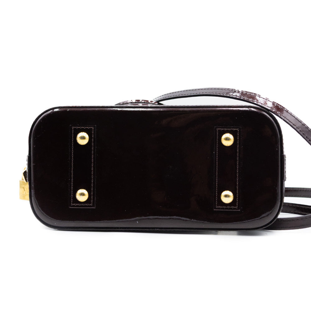 Louis Vuitton Sac a main Alma BB Vernis Aubergine