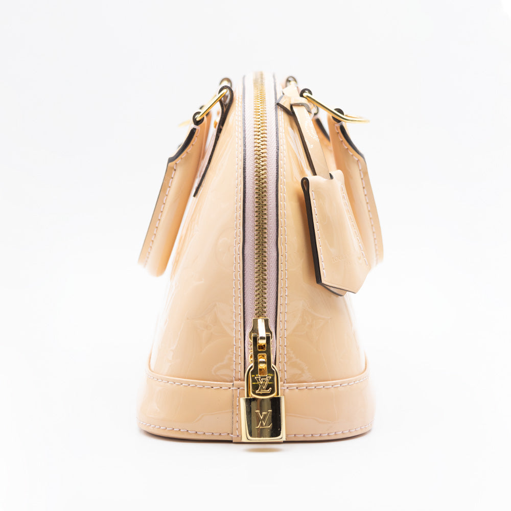 Louis Vuitton Sac à main Alma BB Vernis Beige
