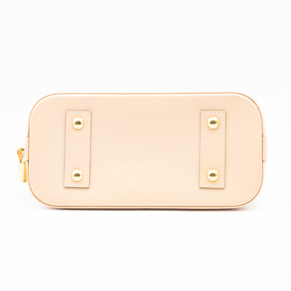 Louis Vuitton Sac à main Alma BB Vernis Beige