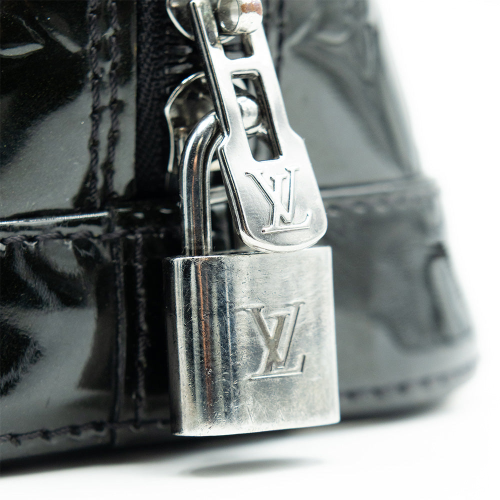 Louis Vuitton Sac à main Alma BB Vernis Khaki
