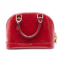 Louis Vuitton Sac à main Alma BB Vernis Rouge