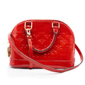 Louis Vuitton Sac à main Alma BB Vernis Rouge