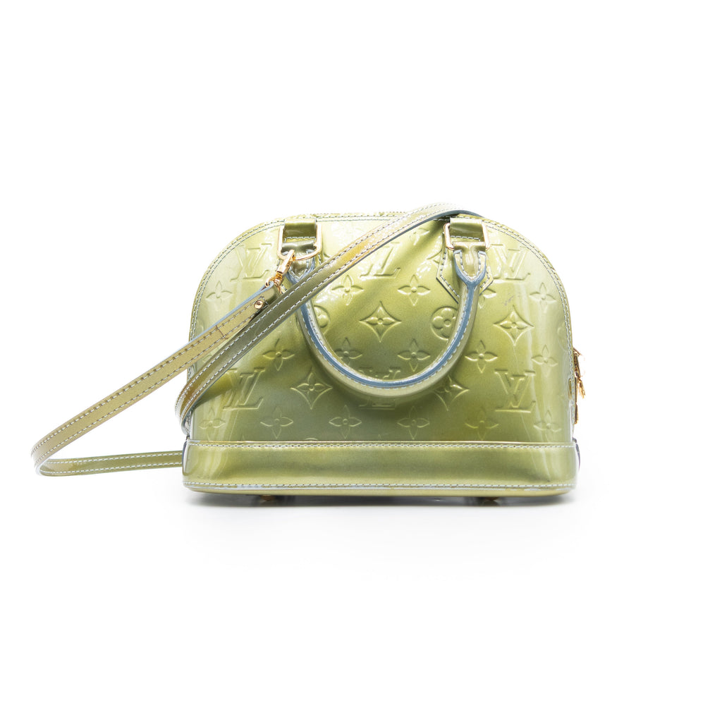 Louis Vuitton Sac à main Alma BB Vernis Vert Olive