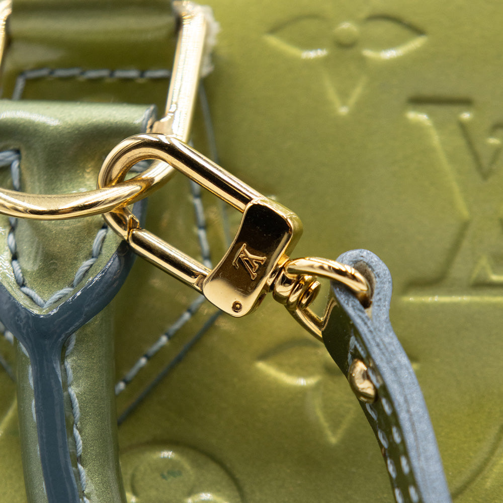 Louis Vuitton Sac à main Alma BB Vernis Vert Olive