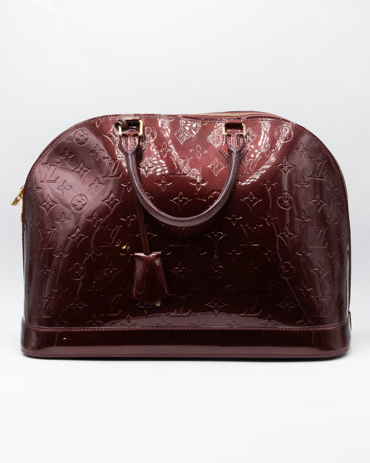 Louis Vuitton Sac à main - Alma MM  - Vernis Aubergine