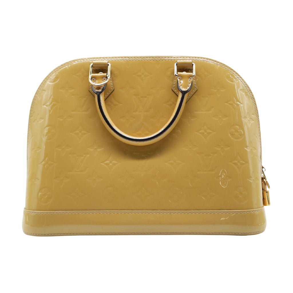 Louis Vuitton Sac à main Alma PM Vernis Beige