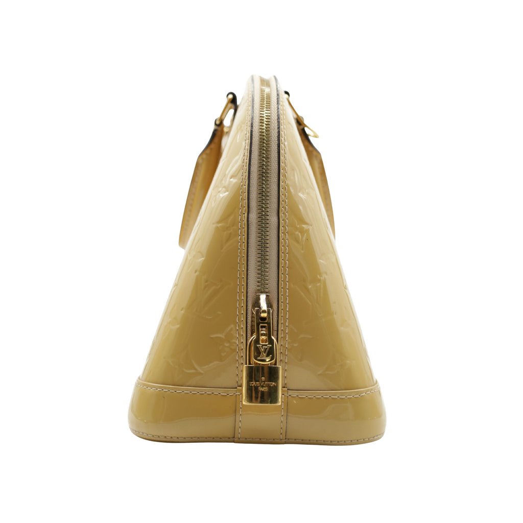 Louis Vuitton Sac à main Alma PM Vernis Beige