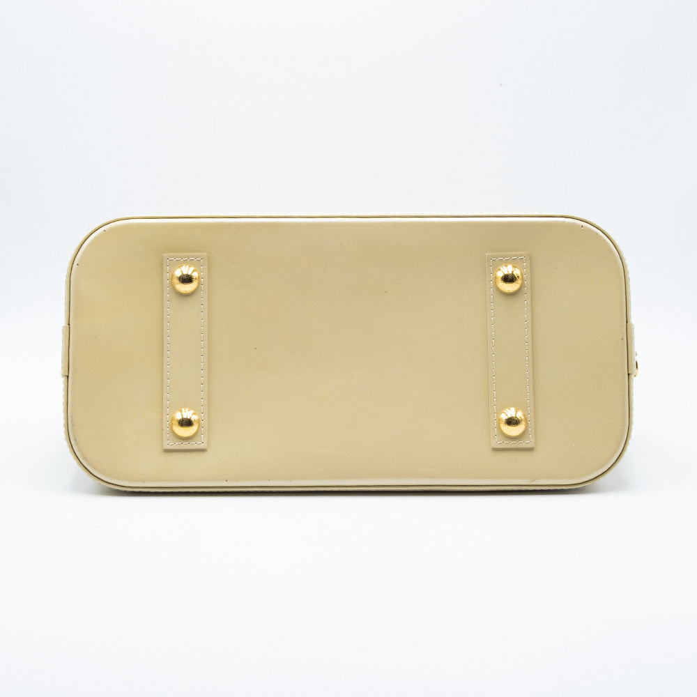 Louis Vuitton Sac à main Alma PM Vernis Beige