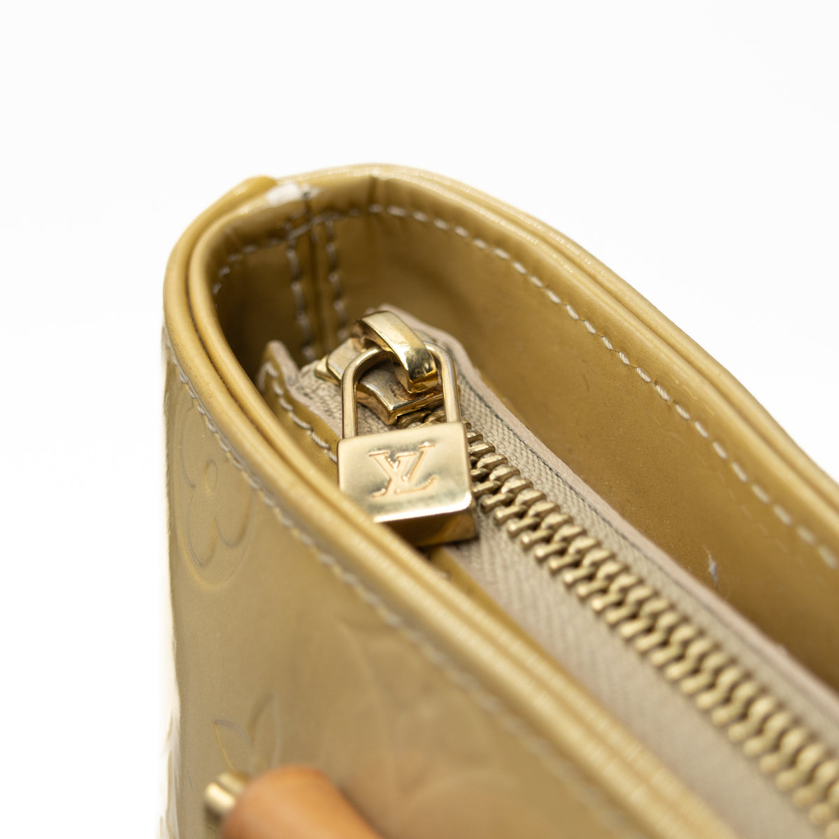 Louis Vuitton Sac à main Houston Vernis Beige