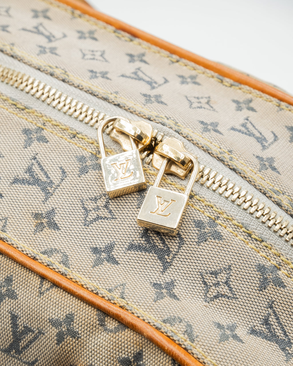 Louis Vuitton - Sac à main - Marie Boston - Bleu Monogram