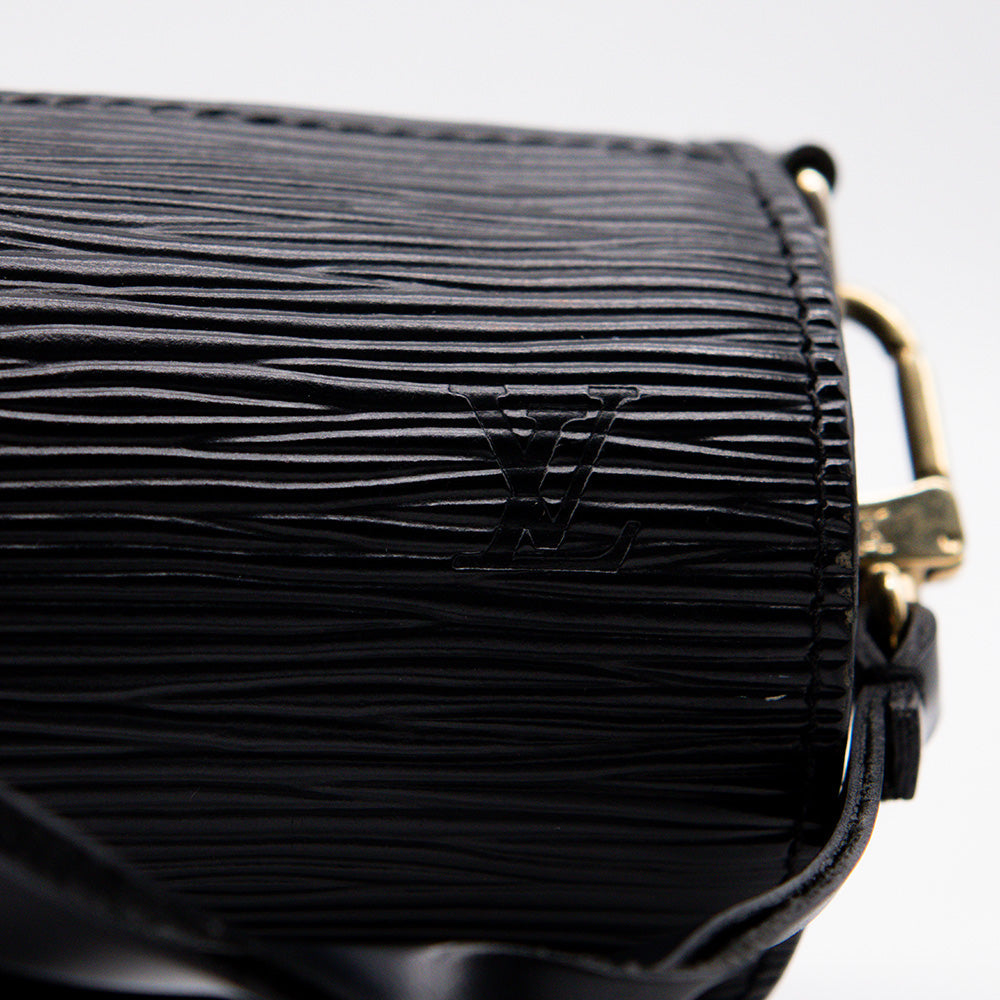 Louis Vuitton Sac à main Mini Papillon Soufflot Epi Noir