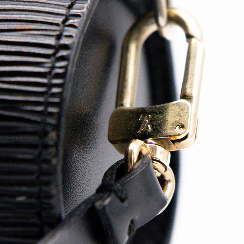 Louis Vuitton Sac à main Mini Papillon Soufflot Epi Noir