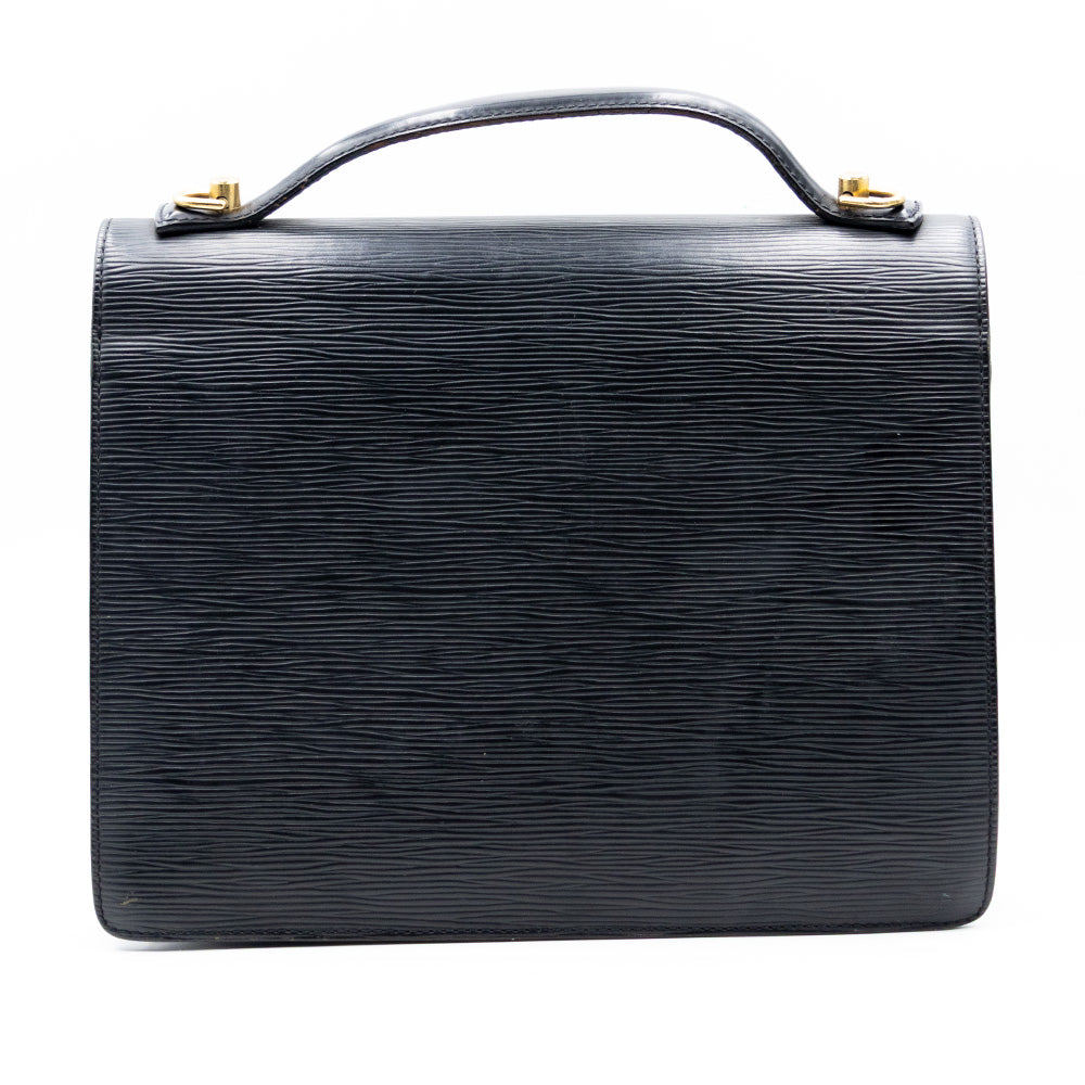 Louis Vuitton Sac à Main Monceau 28 Epi Noir