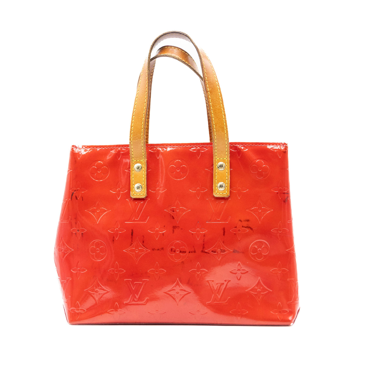 Louis Vuitton Sac à main Monogram Vernis Reade Rouge