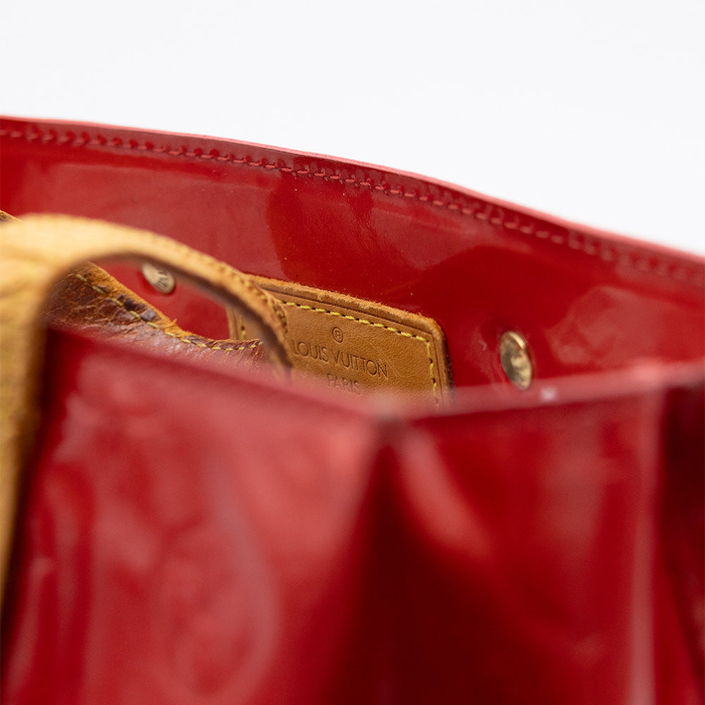 Louis Vuitton Sac à main Monogram Vernis Reade Rouge