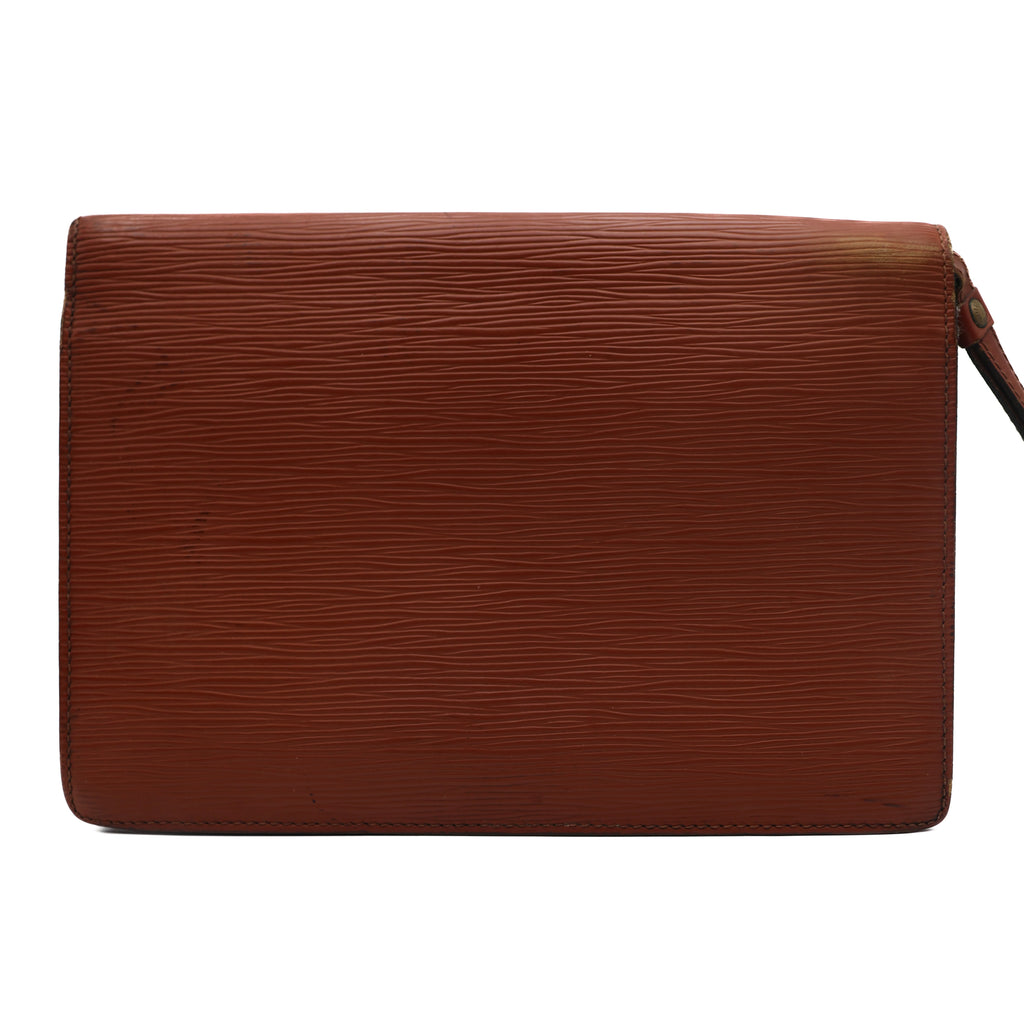 Louis Vuitton Sac à Main Sellier Epi Marron