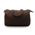 Louis Vuitton Sac à main Speedy 30 Monogram Mini Lin Marron