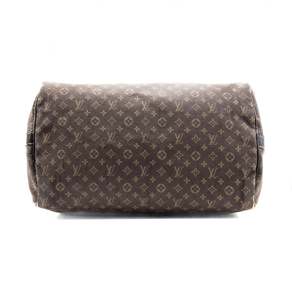 Louis Vuitton Sac à main Speedy 30 Monogram Mini Lin Marron