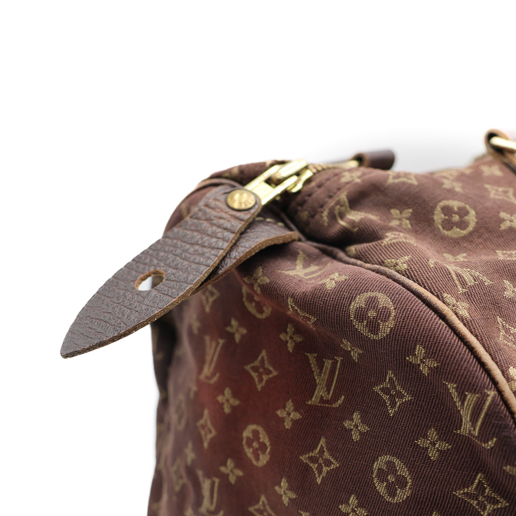 Louis Vuitton Sac à main Speedy 30 Monogram Mini Lin Marron