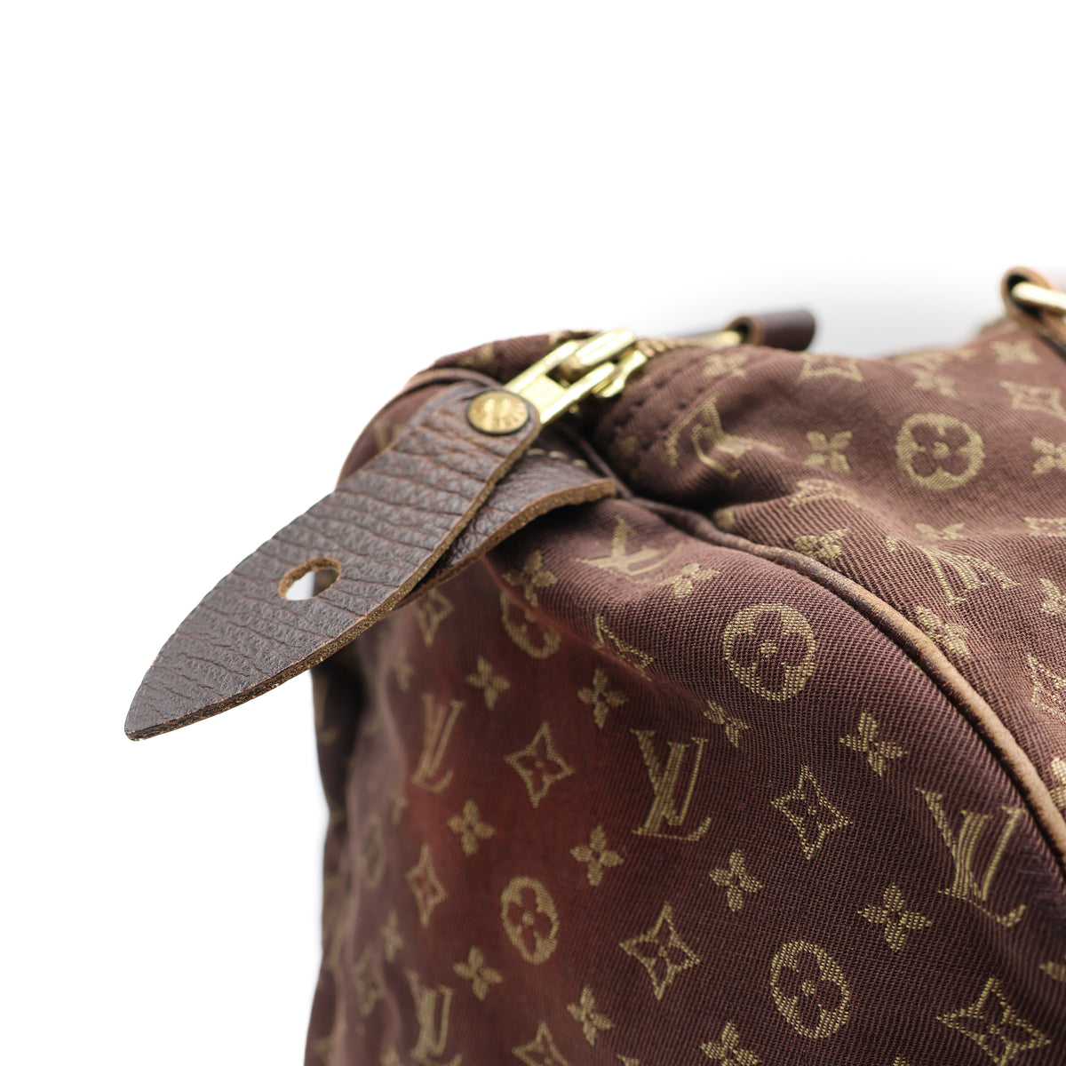 Louis Vuitton Sac à main Speedy 30 Monogram Mini Lin Marron