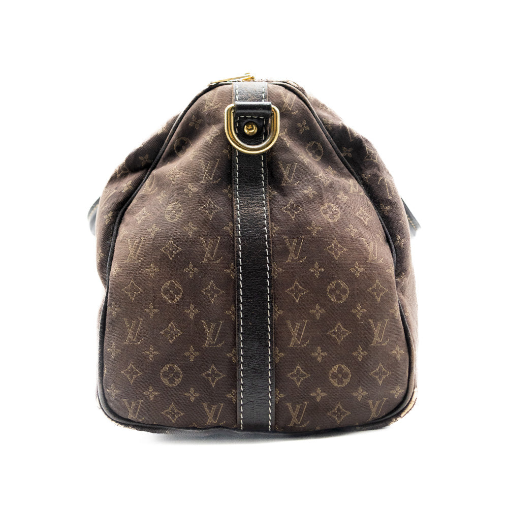 Louis Vuitton Sac à main Speedy 30 Monogram Mini Lin Marron