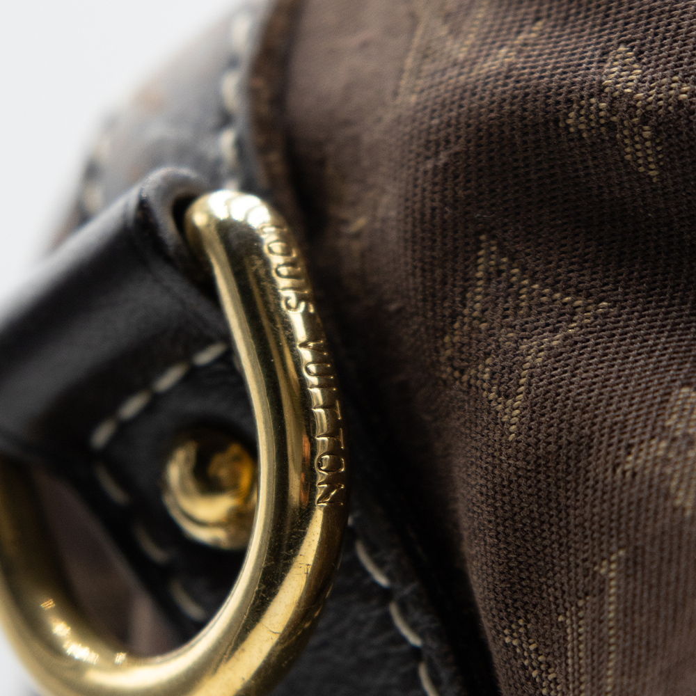 Louis Vuitton Sac à main Speedy 30 Monogram Mini Lin Marron