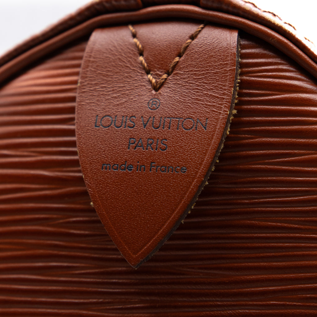 Louis Vuitton Sac à main Speedy 35 Epi Marron