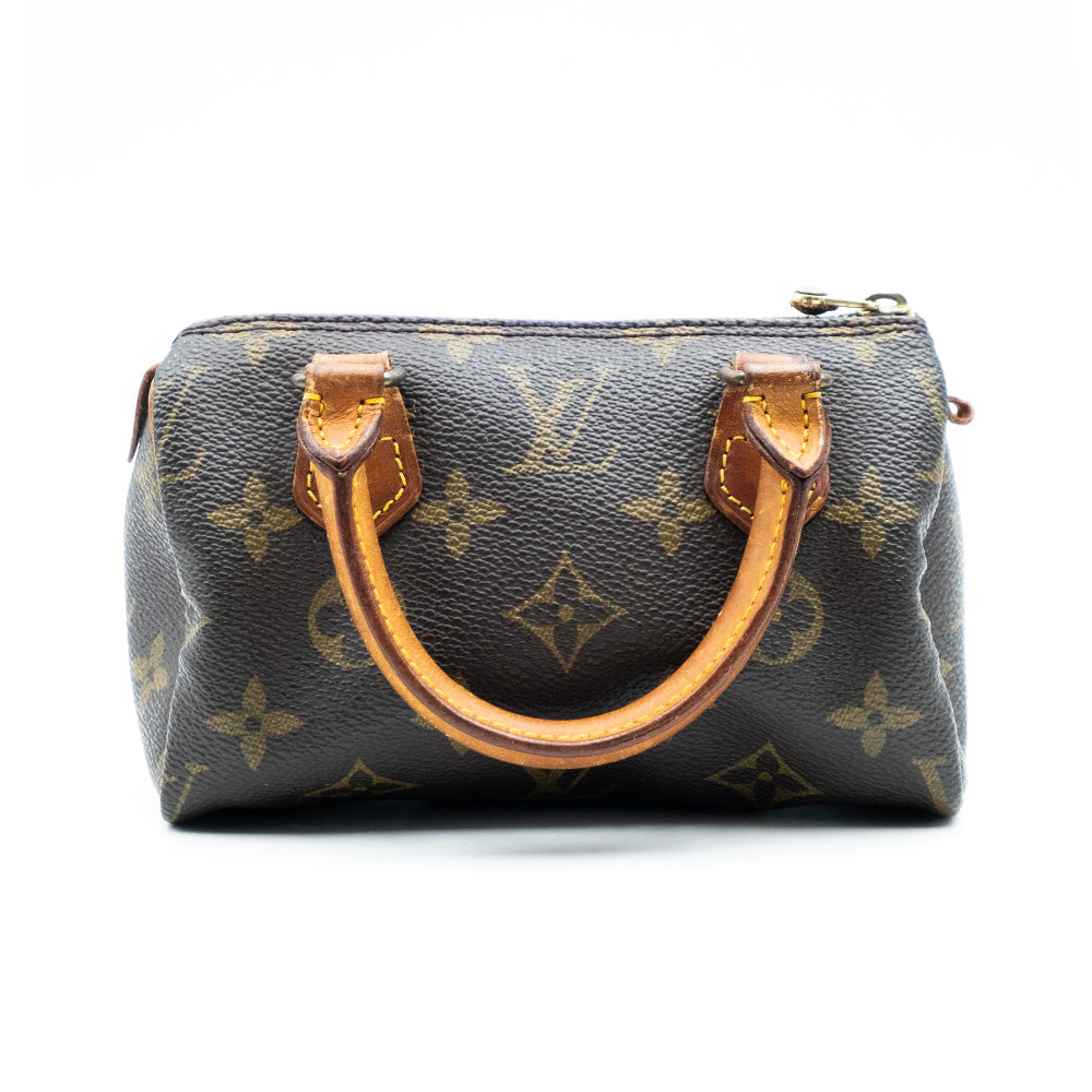 Louis Vuitton Sac à main Speedy Mini Monogram Marron