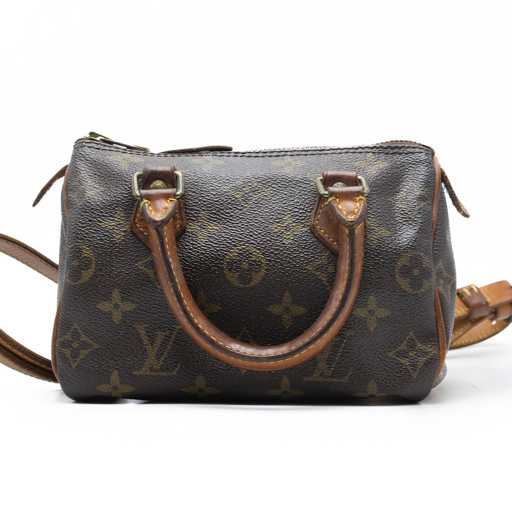 Louis Vuitton Sac à main Speedy Mini Monogram Marron