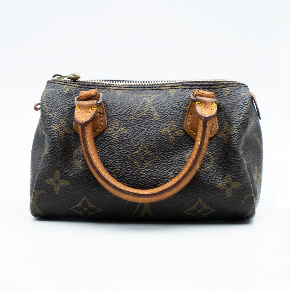Louis Vuitton Sac à main Speedy Mini Monogram Marron