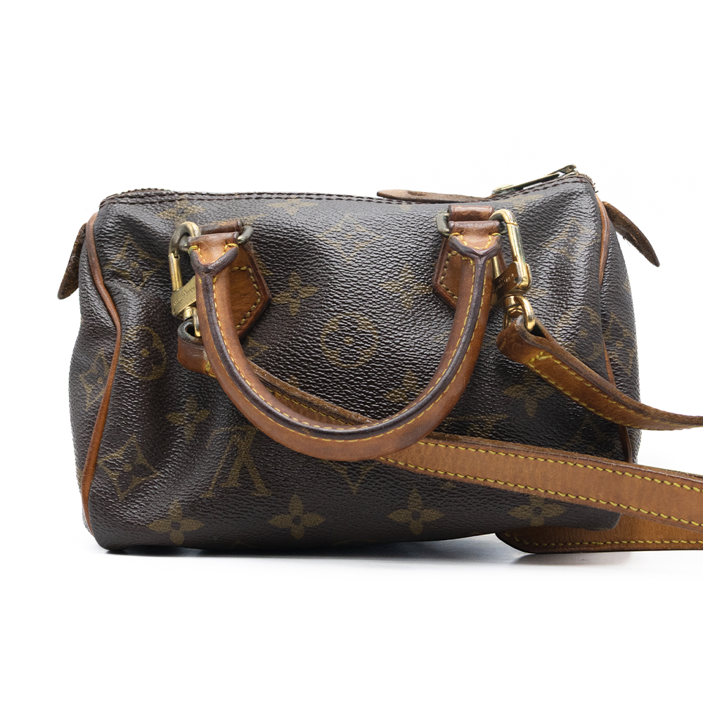 Louis Vuitton Sac à main Speedy Mini Monogram Marron