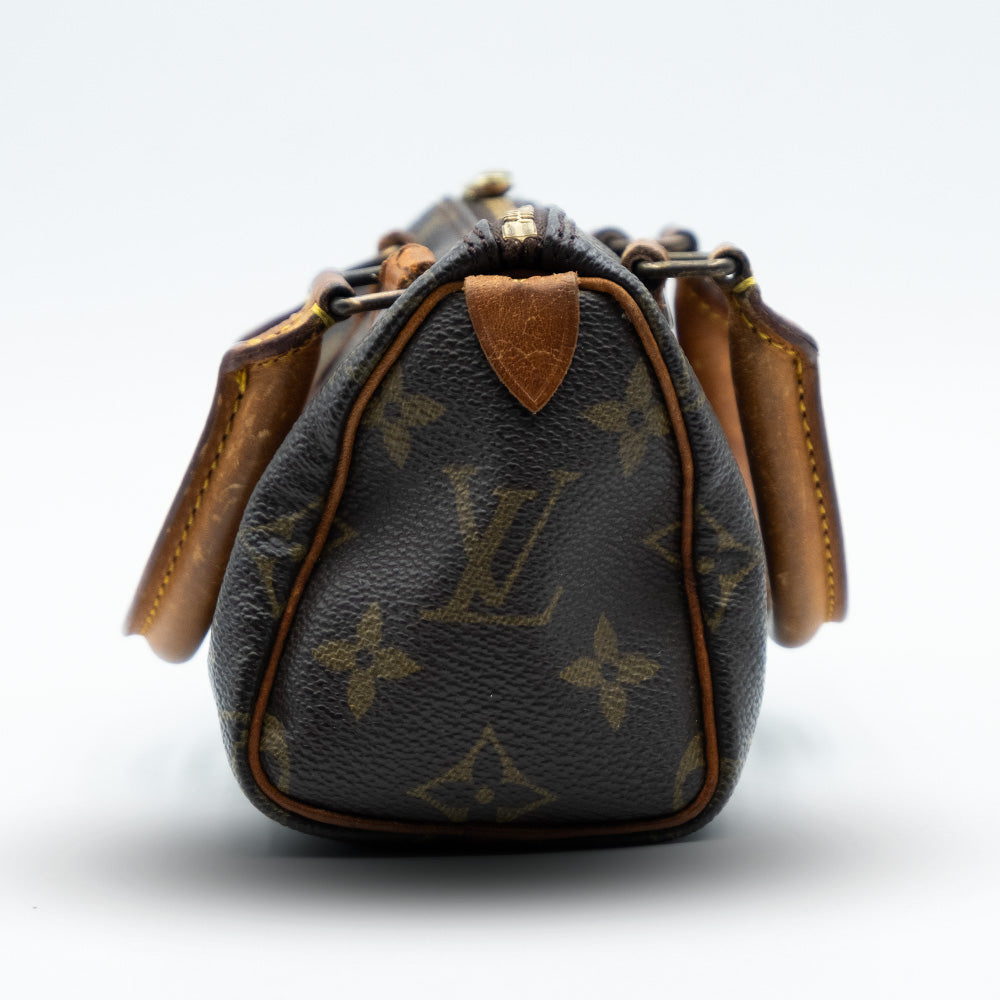 Louis Vuitton Sac à main Speedy Mini Monogram Marron