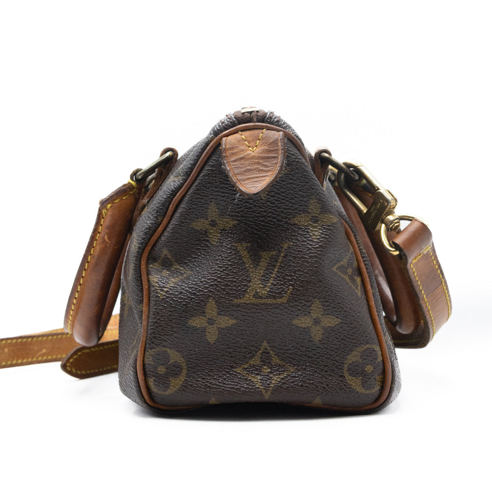 Louis Vuitton Sac à main Speedy Mini Monogram Marron