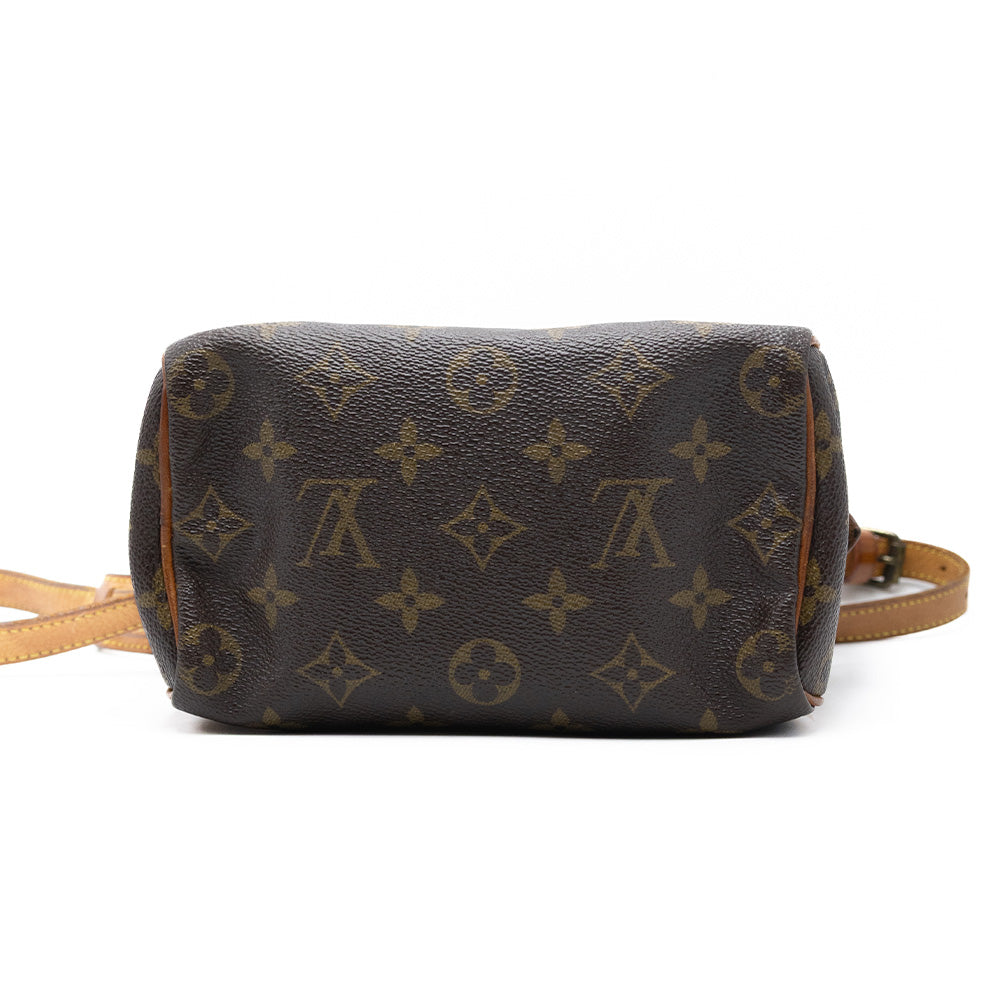 Louis Vuitton Sac à main Speedy Mini Monogram Marron