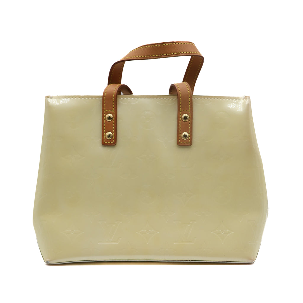 Louis Vuitton Sac à main Vernis Reade Creme PM