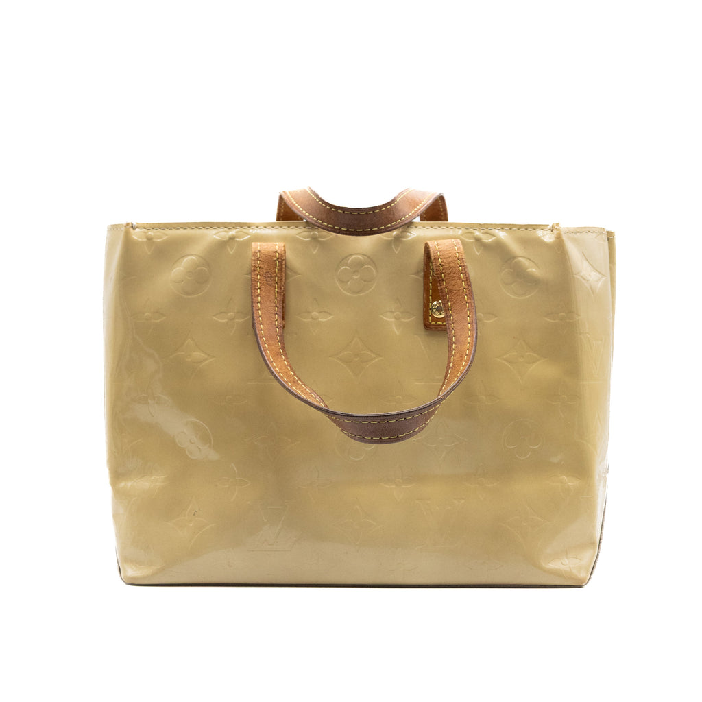 Louis Vuitton Sac à main Vernis Reade PM Beige