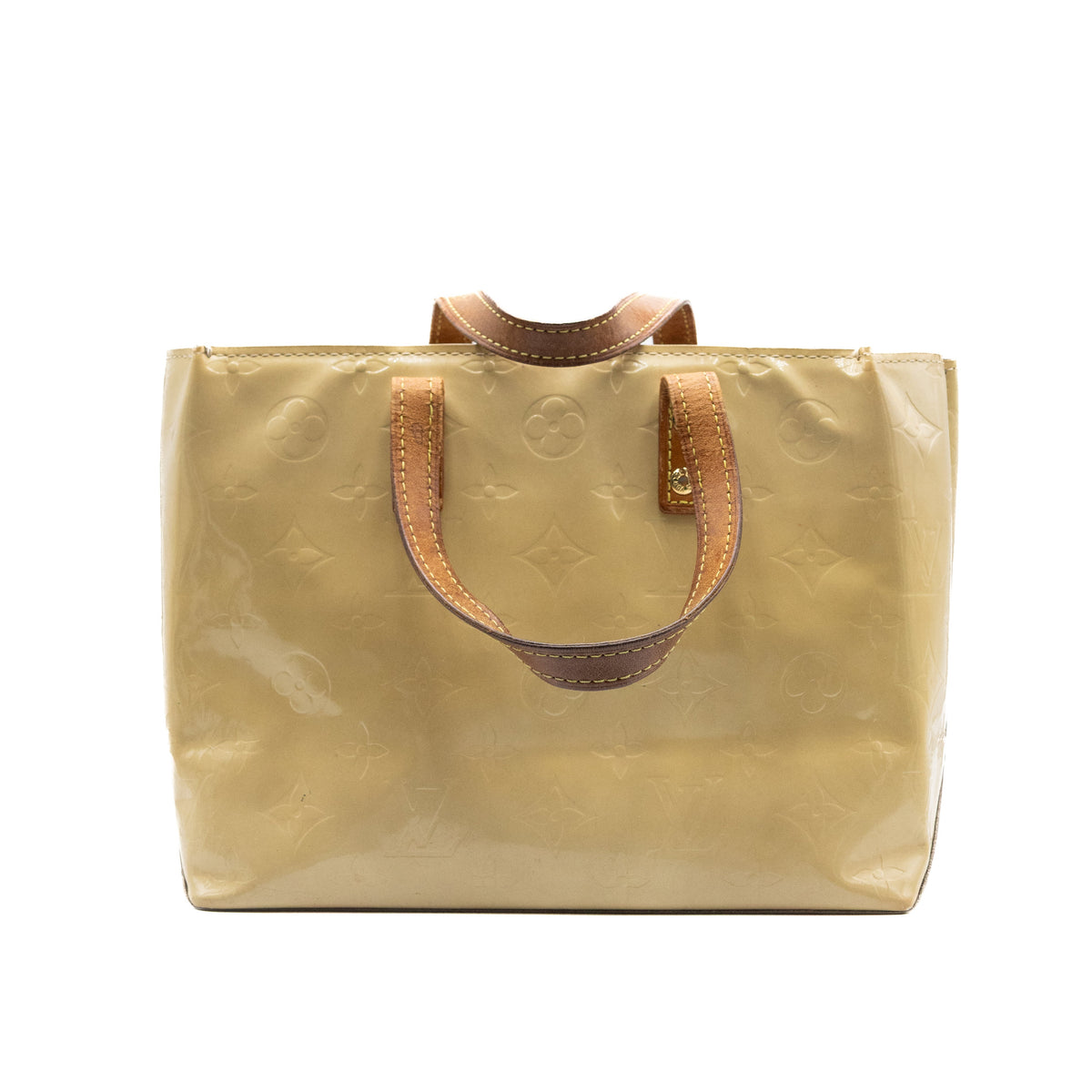 Louis Vuitton Sac à main Vernis Reade PM Beige
