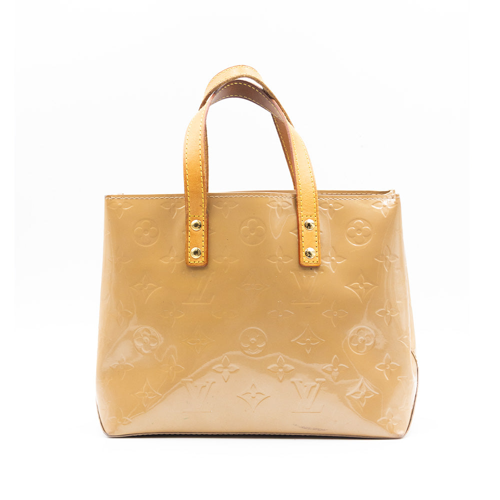 Louis Vuitton Sac à main Vernis Reade PM Beige