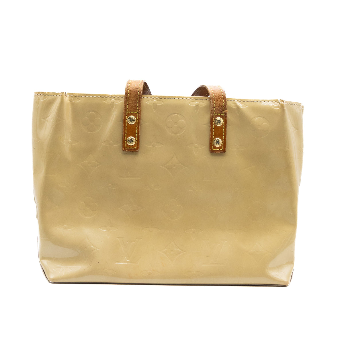 Louis Vuitton Sac à main Vernis Reade PM Beige