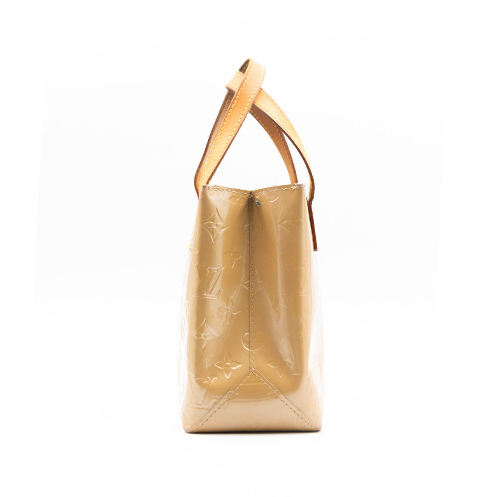 Louis Vuitton Sac à main Vernis Reade PM Beige