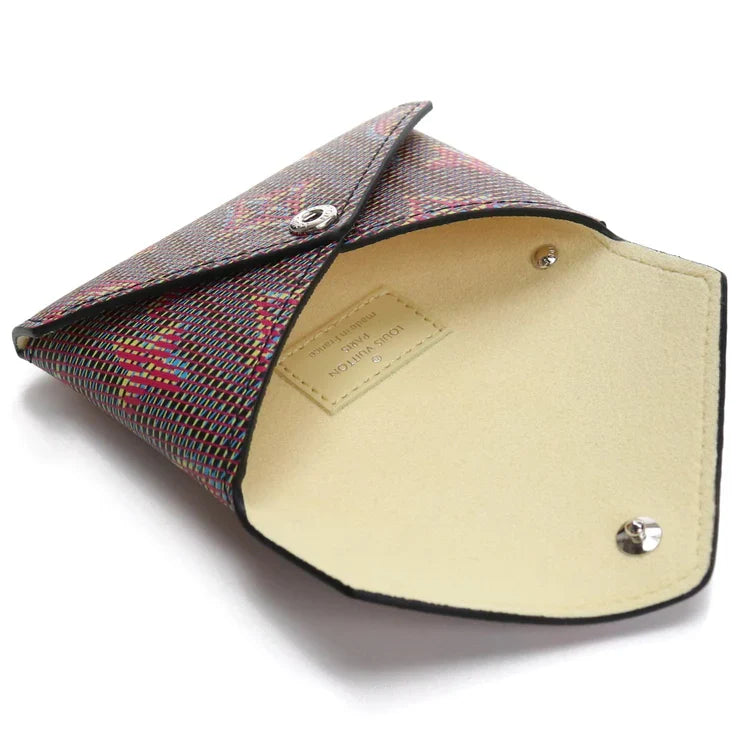 Louis Vuitton Sac Clutch Cuir Rouge Multicolore Kirigami