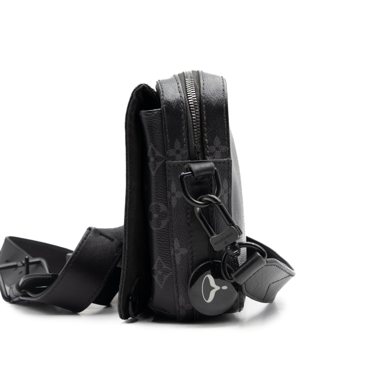 Louis Vuitton Sacoche Steamer Messenger Anthracite Grey