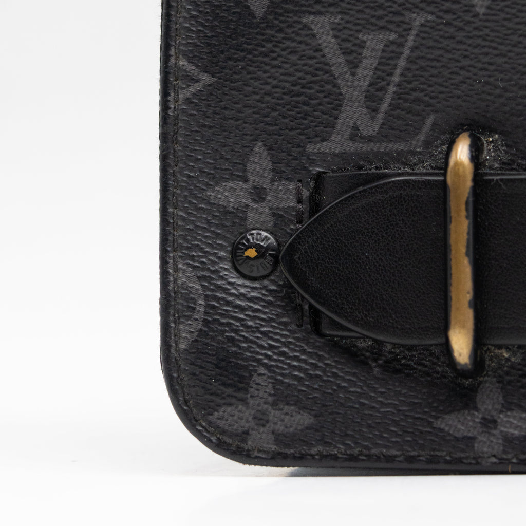 Louis Vuitton Sacoche Steamer Messenger Anthracite Grey