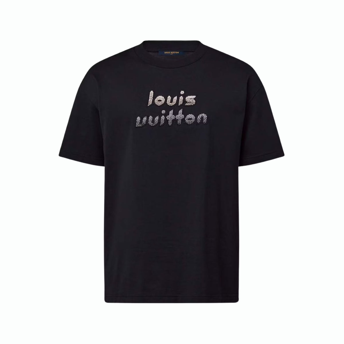 Louis Vuitton T-shirt Strass Logo Noir