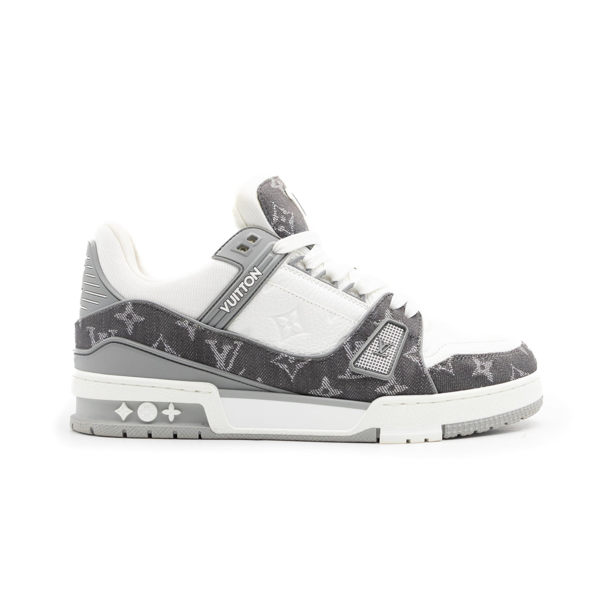 Louis Vuitton Trainer Denim Grey White